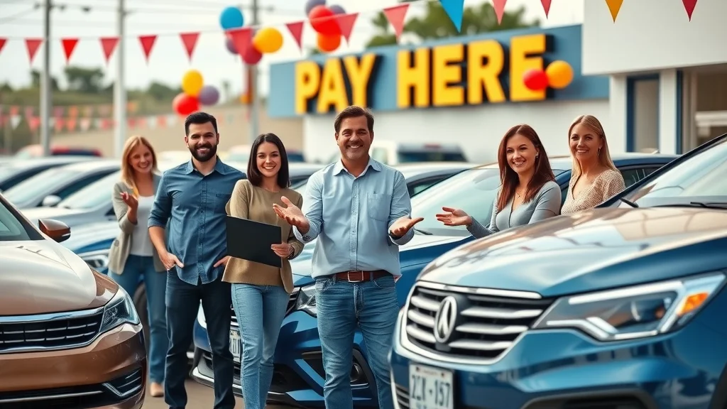 Friendly buy here pay here dealership team celebrates a customer's fresh start with quality used cars in Brooklyn.
